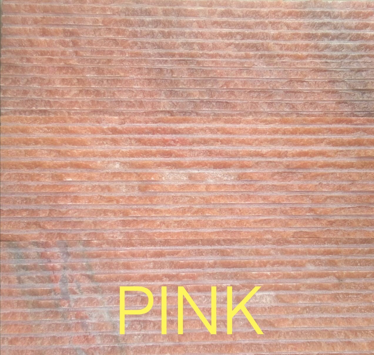 Marble Pink Chip Out Stone Wall Cladding